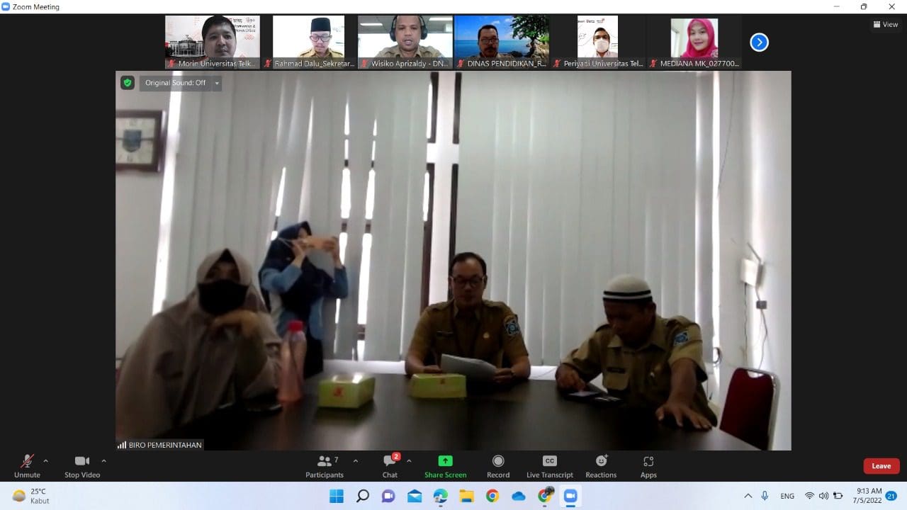 Diskusi potensi kerjasama Telkom University Dengan Pemerintahan Provinsi Kepulauan Bangka Belitung Diskusi potensi kerjasama Telkom University Dengan Pemerintahan Provinsi Kepulauan Bangka Belitung