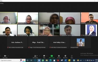 Rapat Online Pra-Kunjungan Universitas Amikom Purwokerto ke Universitas Telkom Bandung