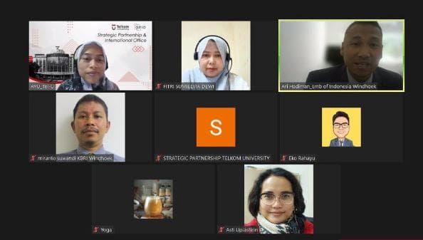 Diskusi Telkom University dengan KBRI Windhoek Diskusi Telkom University dengan KBRI Windhoek