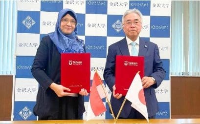 Penandatanganan MoA antara Fakultas Ekonomi dan Bisnis Telkom University dengan Kanazawa University