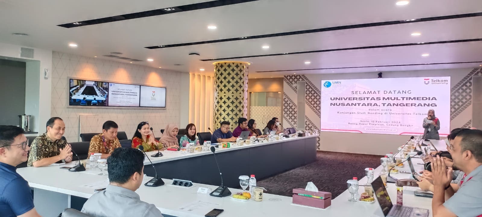 Kunjungan & Benchmarking Universitas Multimedia Nusantara ke TelU