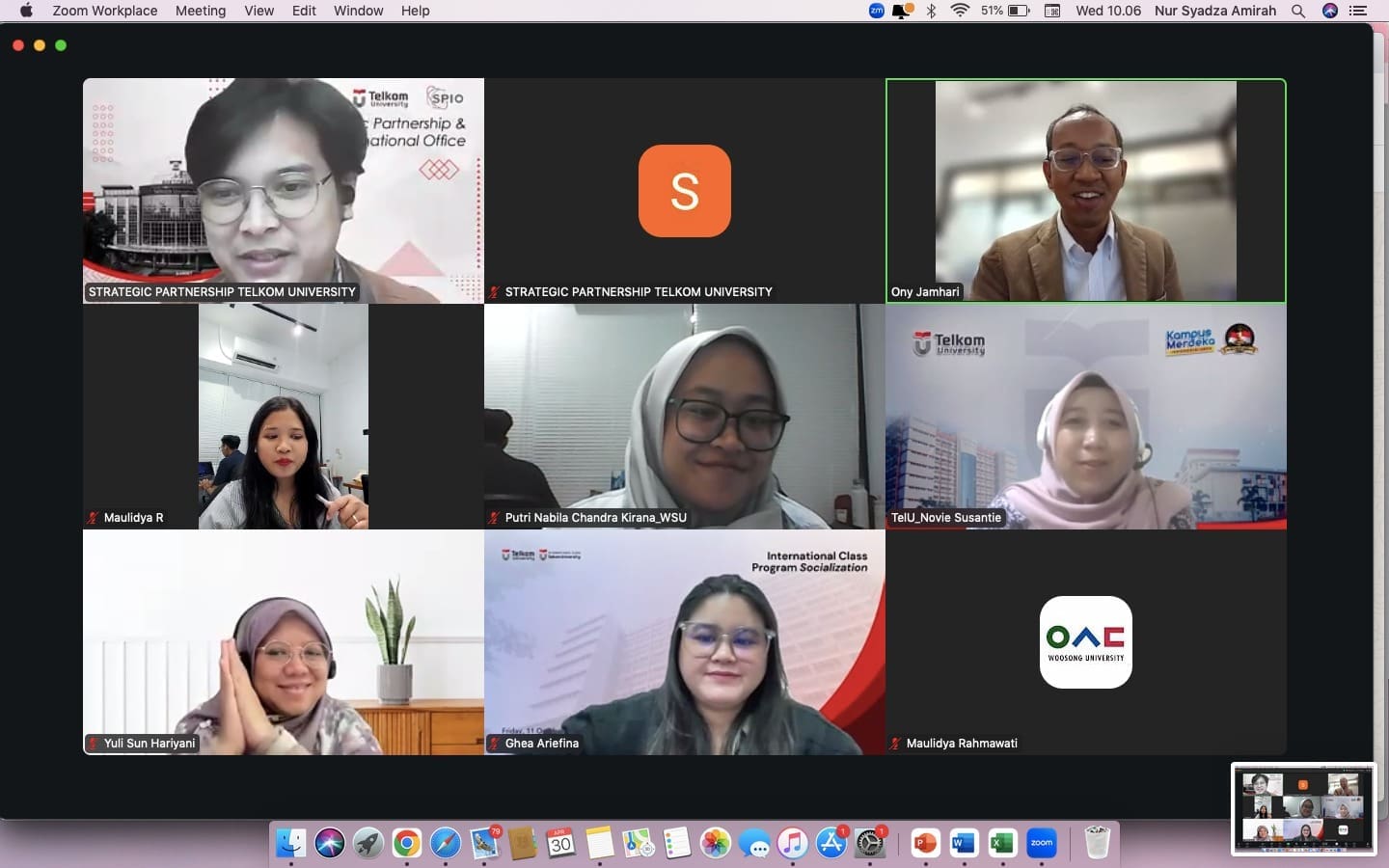 Diskusi dengan IDegree Woosong University