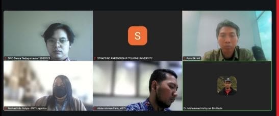 Discussion between Telkom University and PKT Logistics