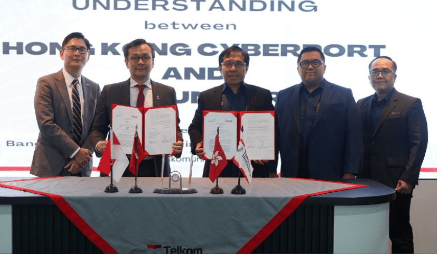 Penandatanganan MoU Telkom University & Hong Kong Cyberport